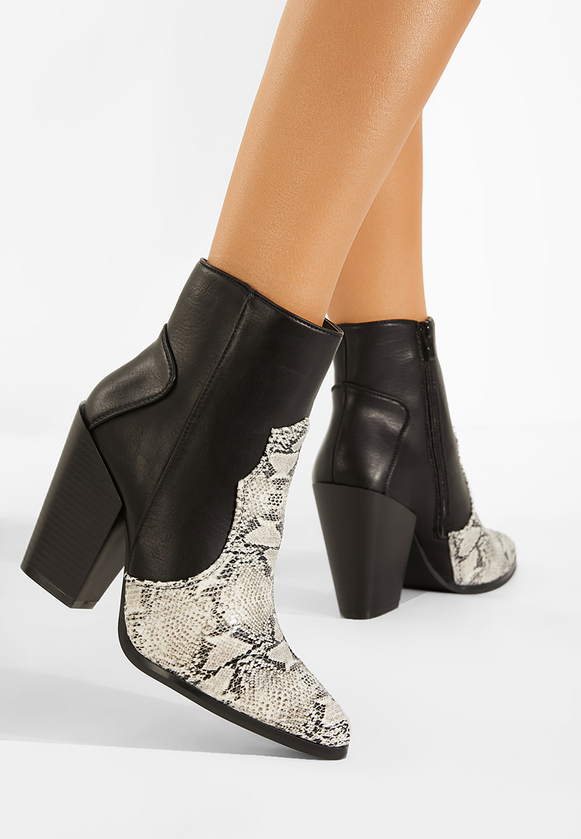Bottines western femme beige Hollie