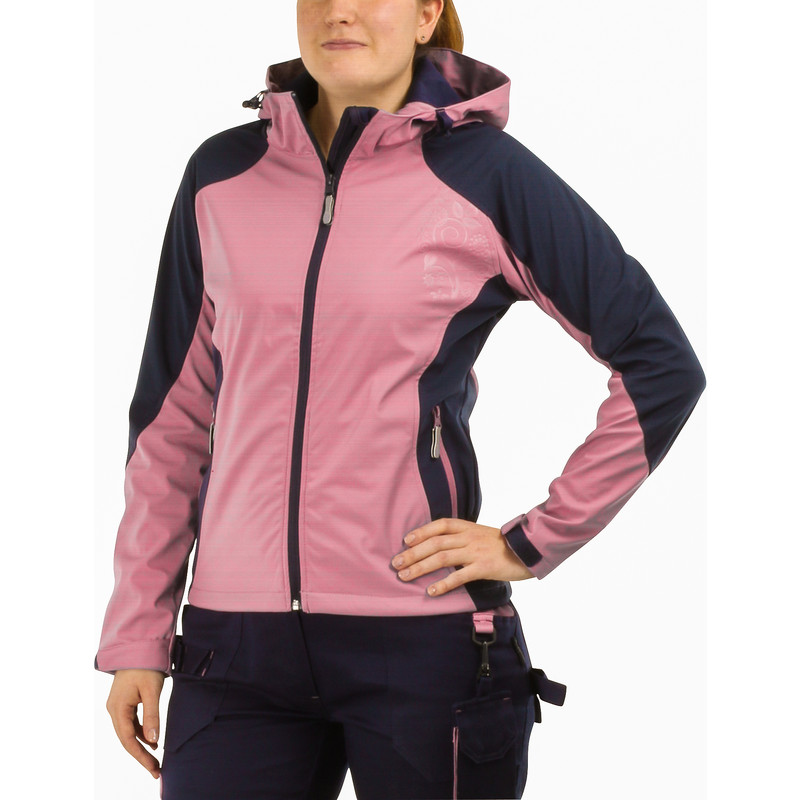 Cerva dames softshell jas Yowie L donkerblauw/paars