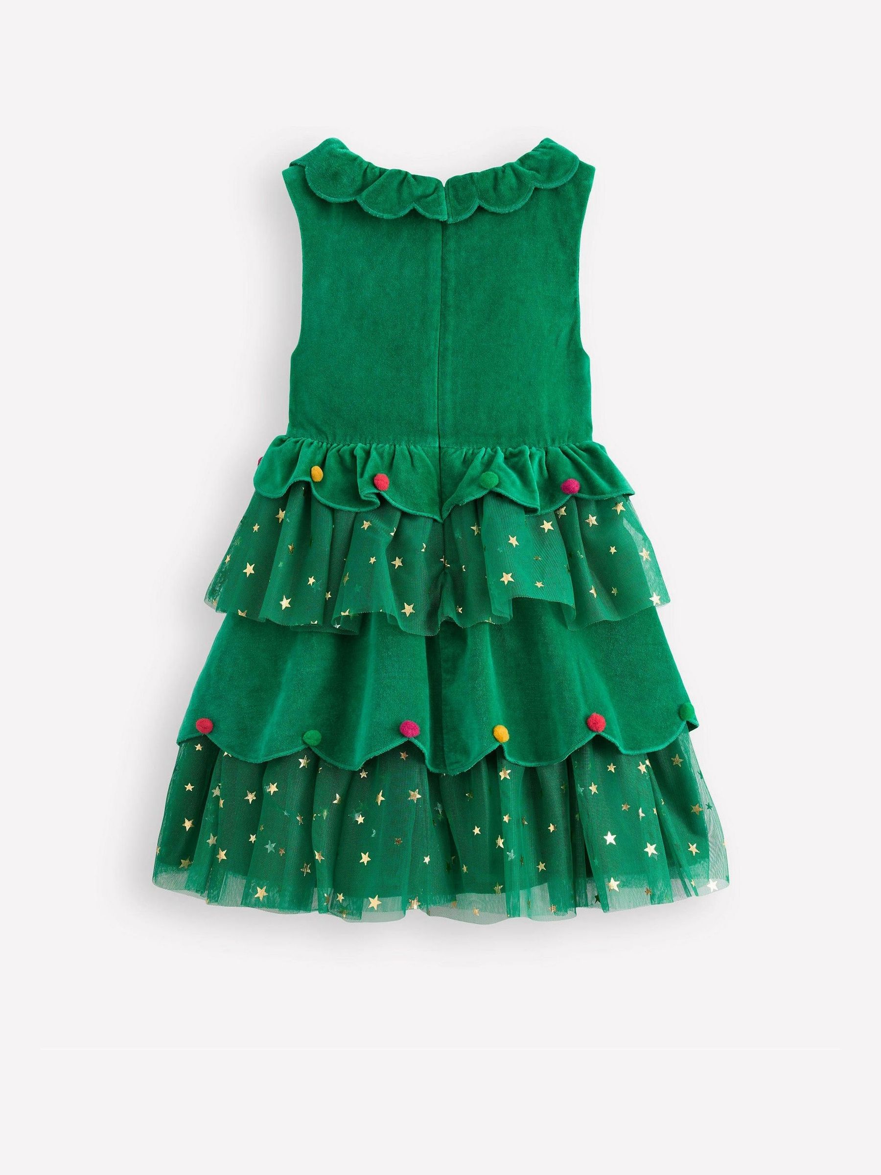 Boden - Tulen jurk in kerstboomlook