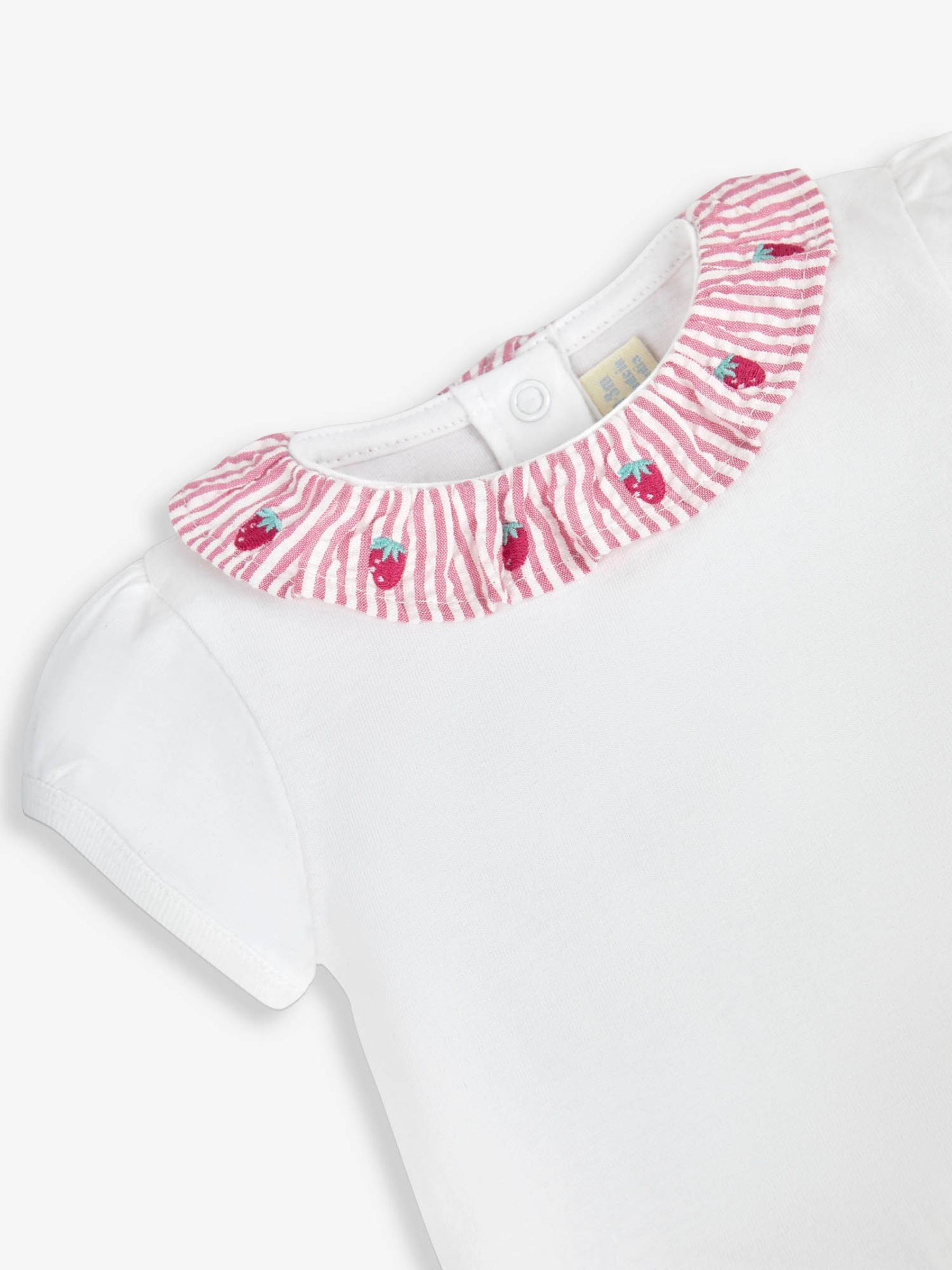 Wit met aardbeien - JoJo Maman Bébé Bodysuit