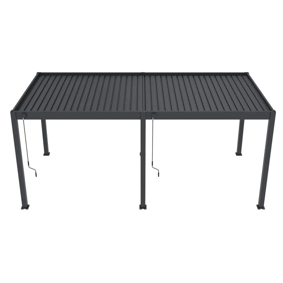 Orion Deluxe overkapping - 300 x 600 cm - Antraciet