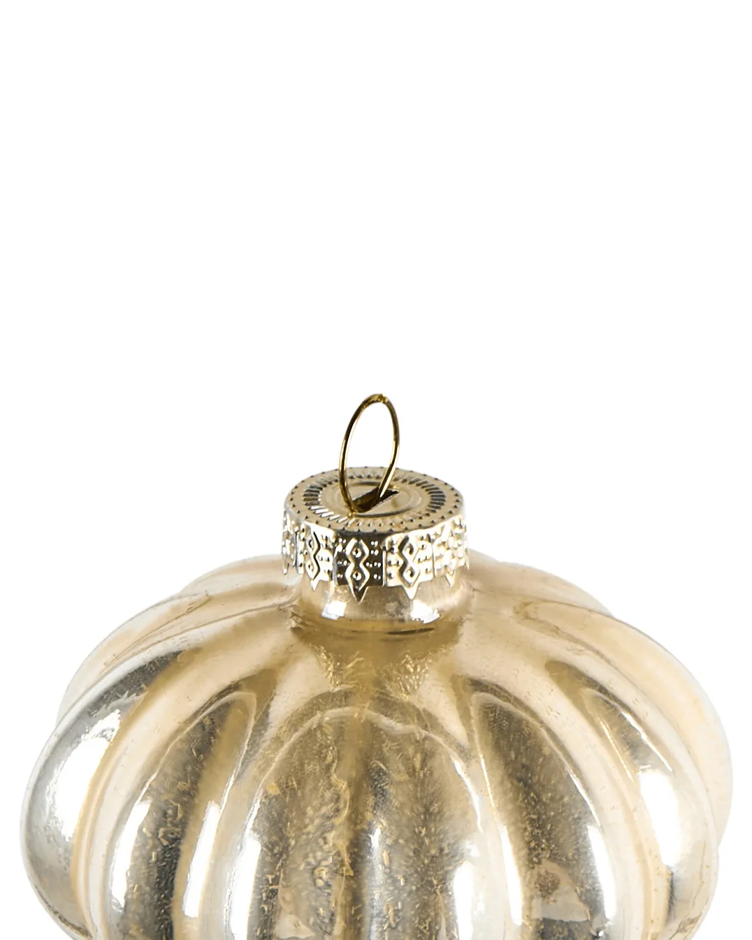 Set van 24 kerstballen WINTERLIGHT Glas Roségoud
