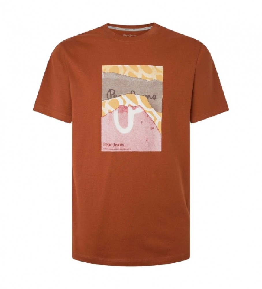Pepe Jeans Camiseta Kenelm laranja