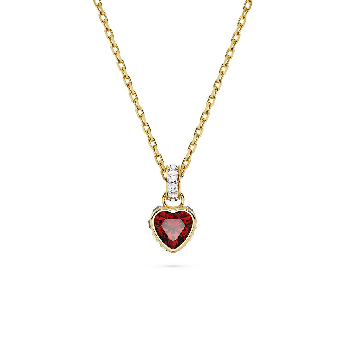 Collier Swarovski Stilla coeur rouge