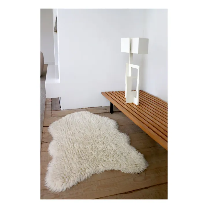Lorena Canals Tapis Woolly  | Blanc