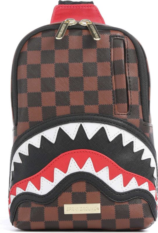 Sprayground Sling rugzak bruin
