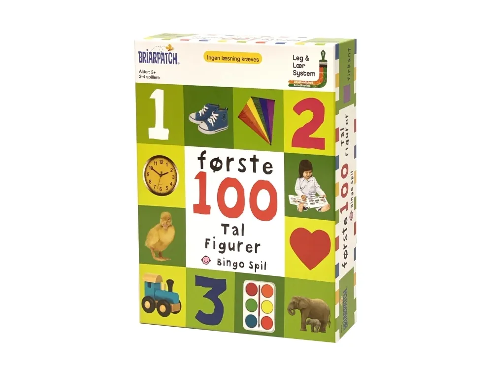 Mine første 100 tal, farver og forme spil (DK)