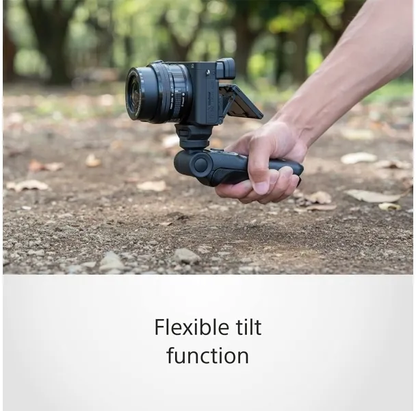 Sony GP-VPT2BT - Støttesystem - skyde greb / mini tripod - for Sony ZV-1; Cinema Line ILME-FX3; VLOGCAM ZV-1G; a7 IV; a7C; a7s III; a9 II