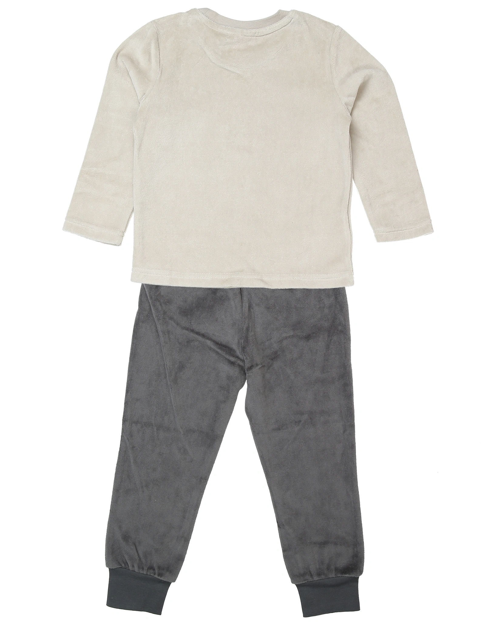 Schlafanzug OH NO! Lang in beige/braun