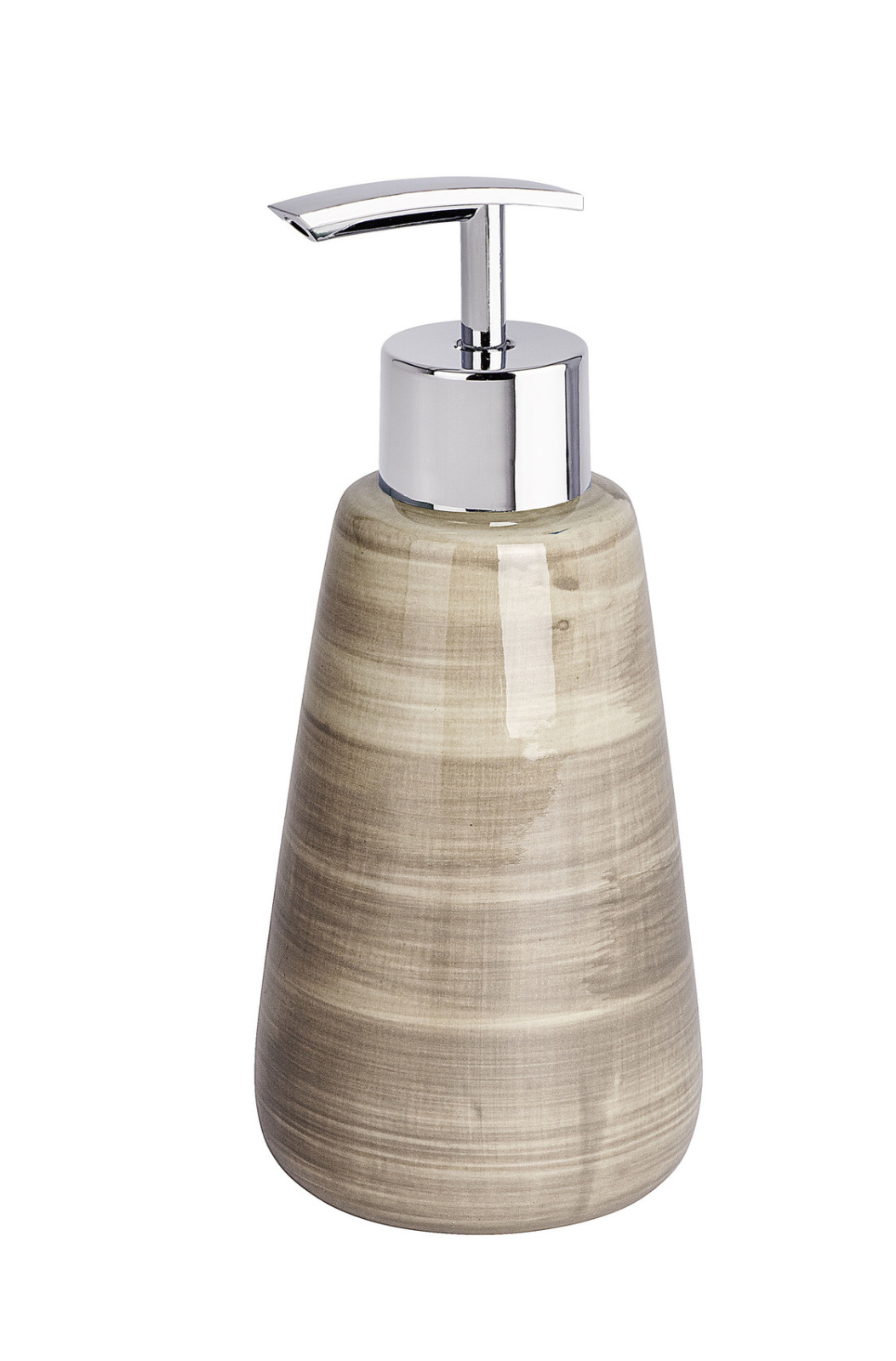 3er-Set WENKO Bad-Accessoire POTTERY - beige - Keramik