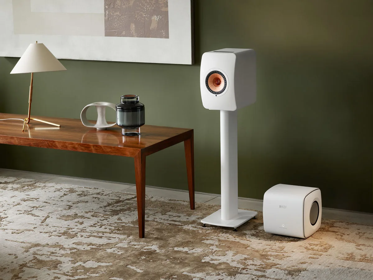 KEF KC 62 Blanc mat Caissons de basses