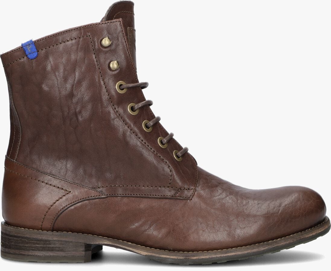 FLORIS VAN BOMMEL cognac floris van bommel veterboots sfm-80011