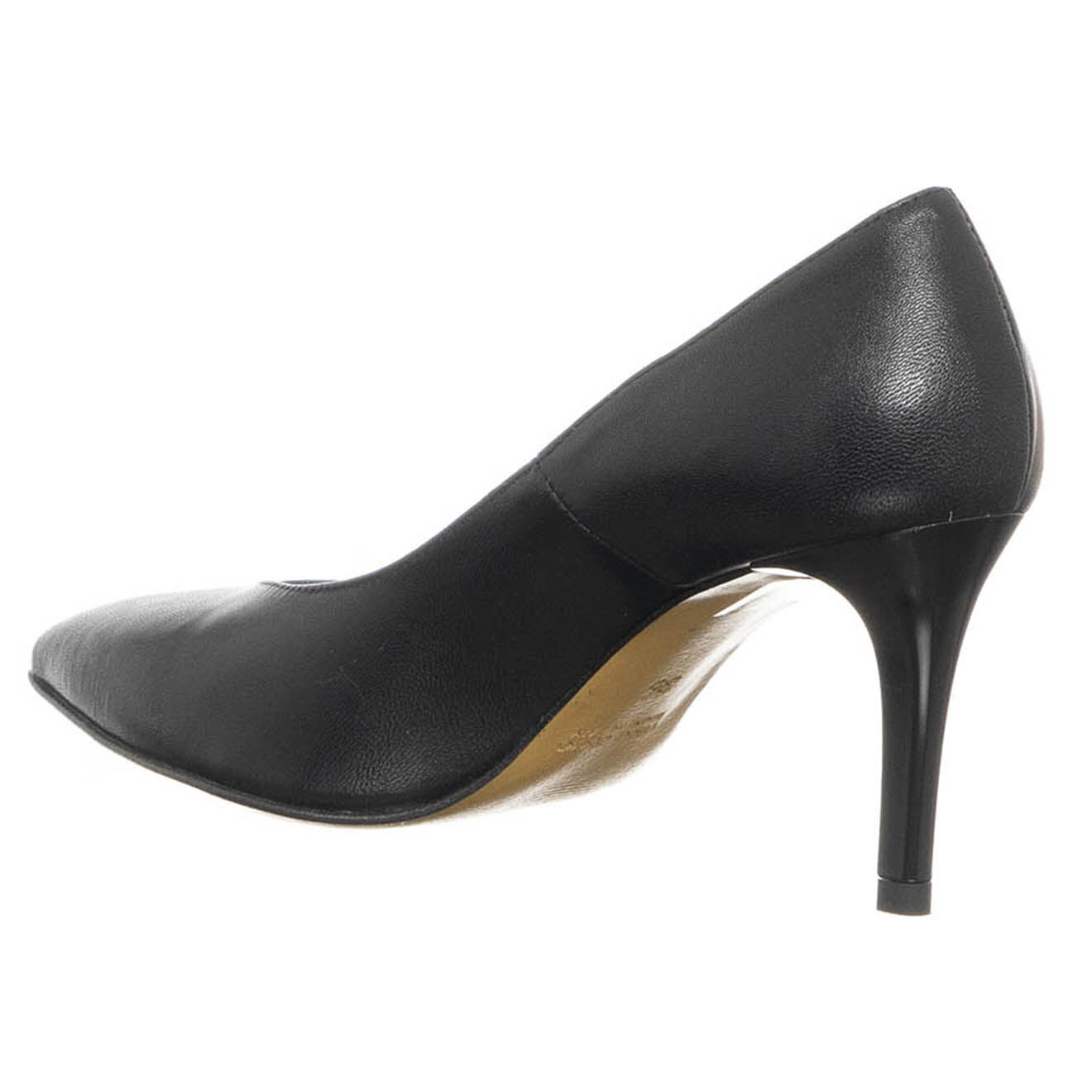 Loretta Pettinari Escarpins en Cuir Silla noirs - Talon 7 cm