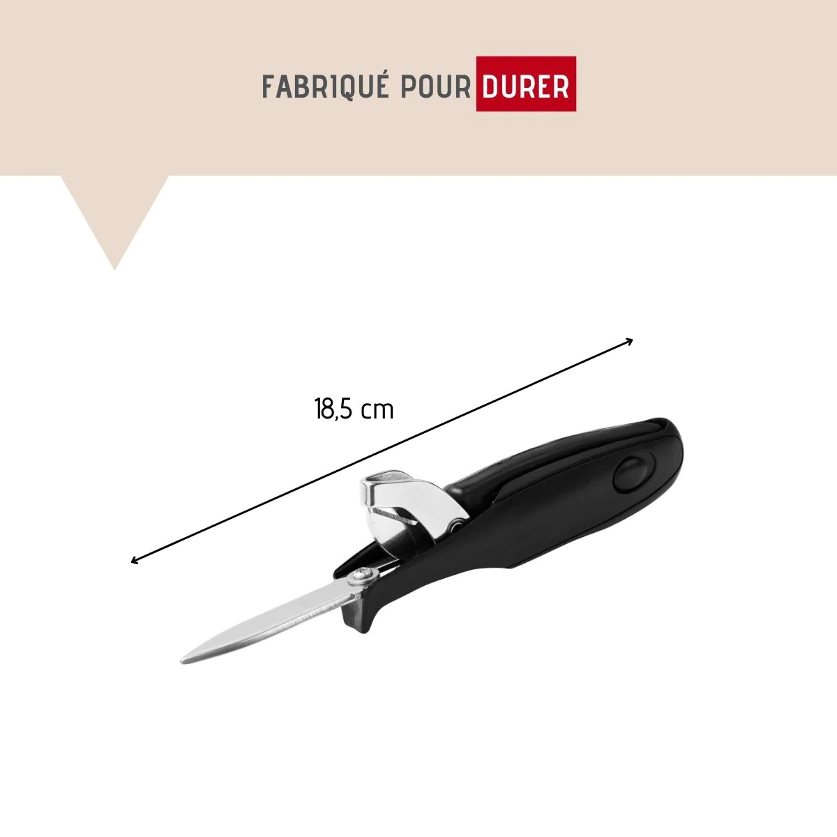 Couteau à huître 2 en 1 Divers