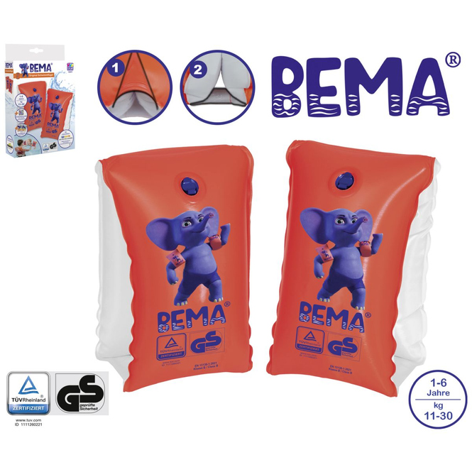 BEMA® Schwimmflügel - Gr. 0, 11-30 kg - orange