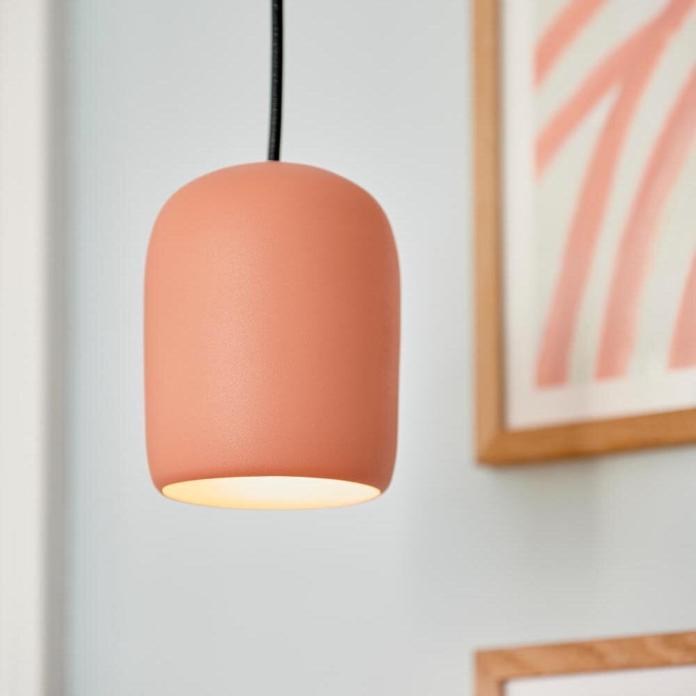 Notti 10 hanglamp in terracotta E27
