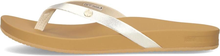 Reef Vista Ivy leren teenslippers goud