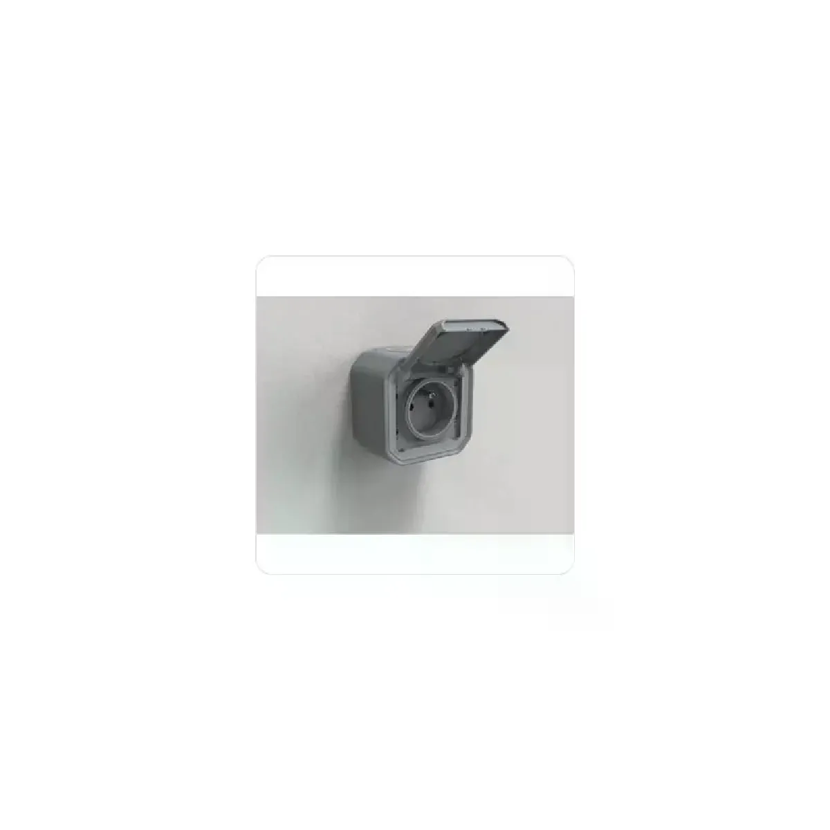 Legrand Prise de courant Plexo - Gris