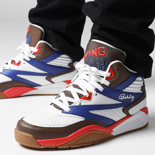 Baskets Sport Elite 1BM02394 White Brown Royal Red