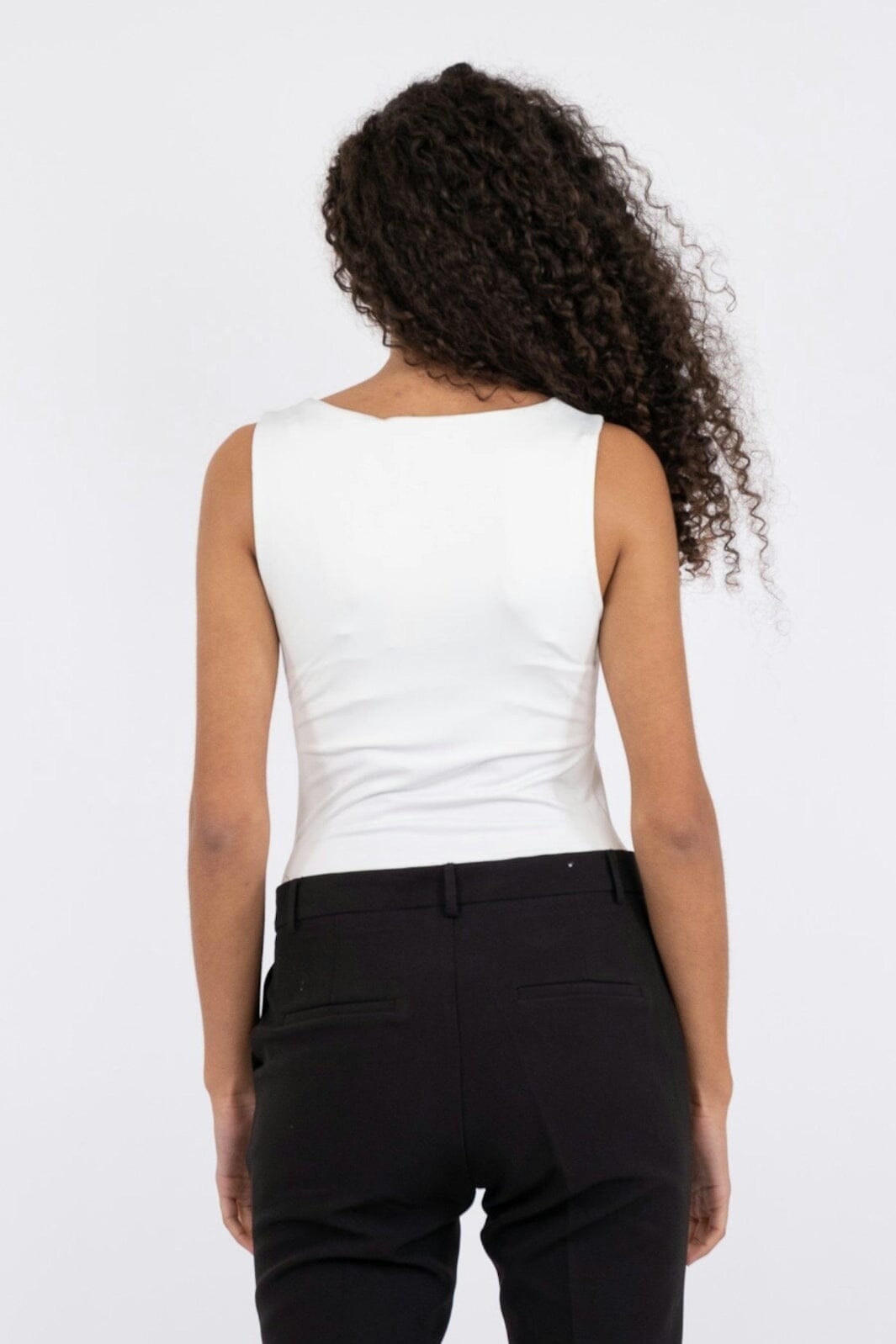 Neo Noir Sophia Jersey Top off white