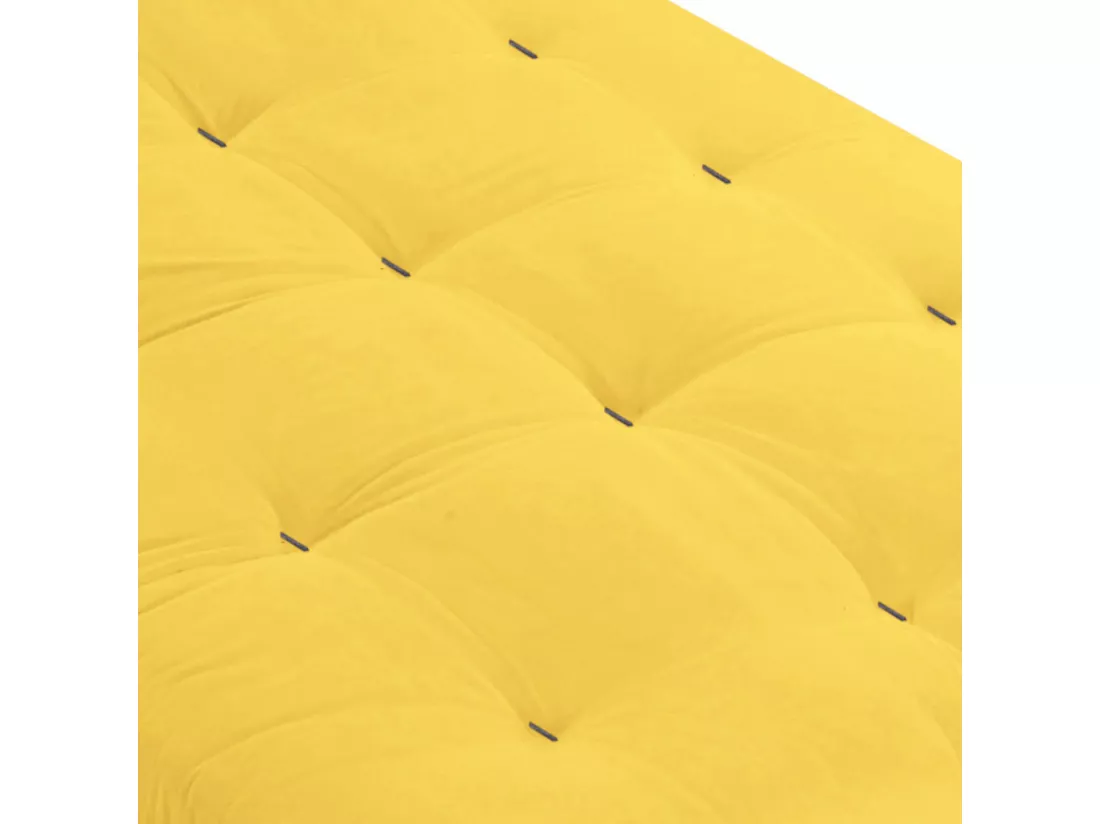 Matelas futon ocre en coton 160x200