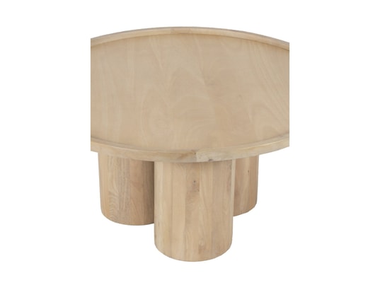 BOIS ET CHIFFONS CONCEPT - Table basse ronde - mango barloo