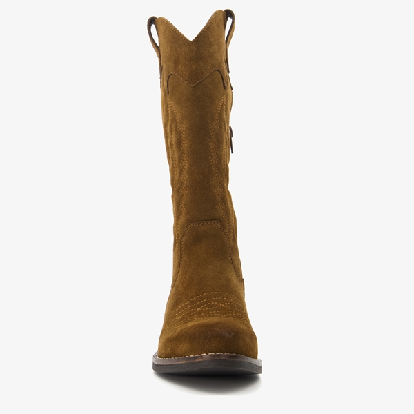Harper suede dames western laarzen bruin