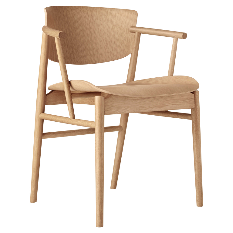 Fritz Hansen N01 stoel eiken