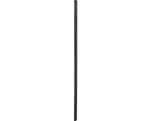 Leliepaal, Leone 2-delige set voor inbetonneren, 6 x 3 x 240 cm, antraciet