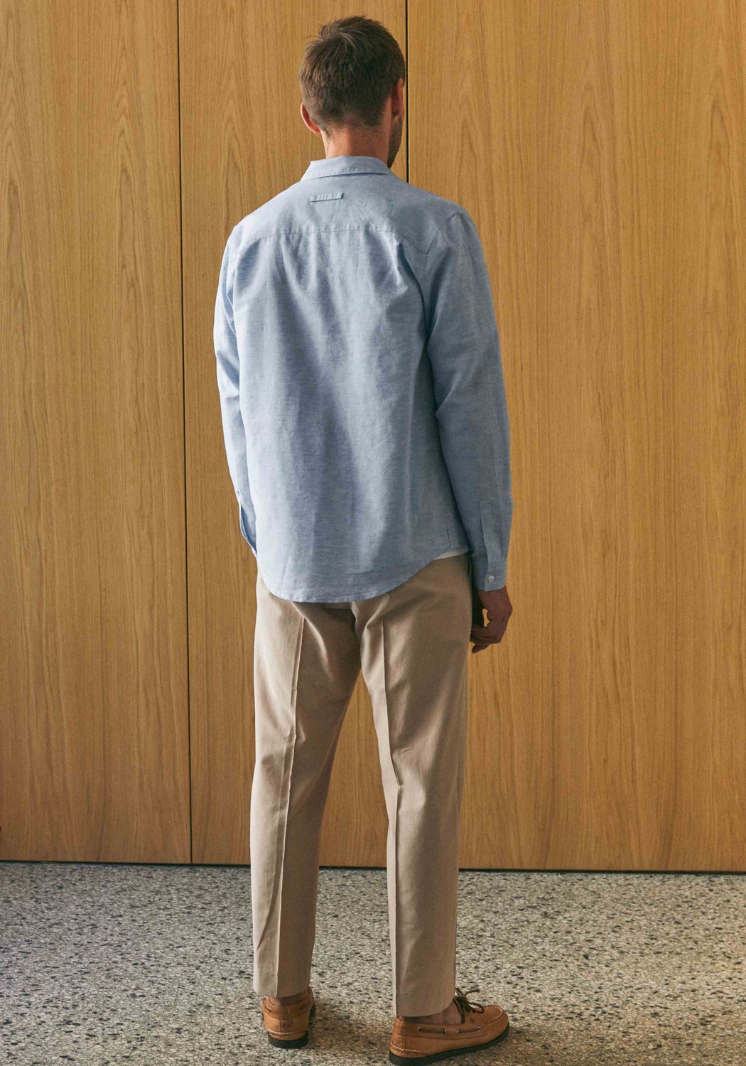 About Companions Leinenhemd Simon Riviera Blue