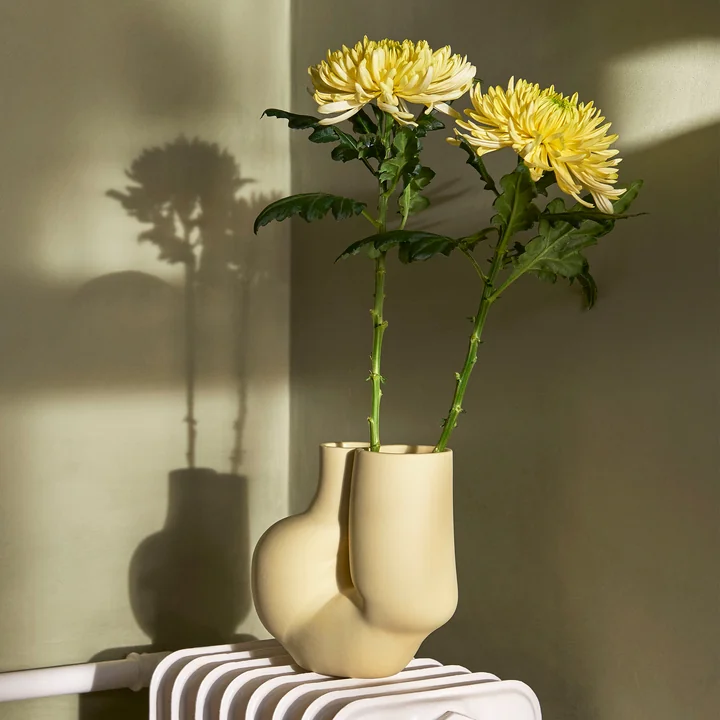 HAY - W&S Chubby Vase, soft gelb