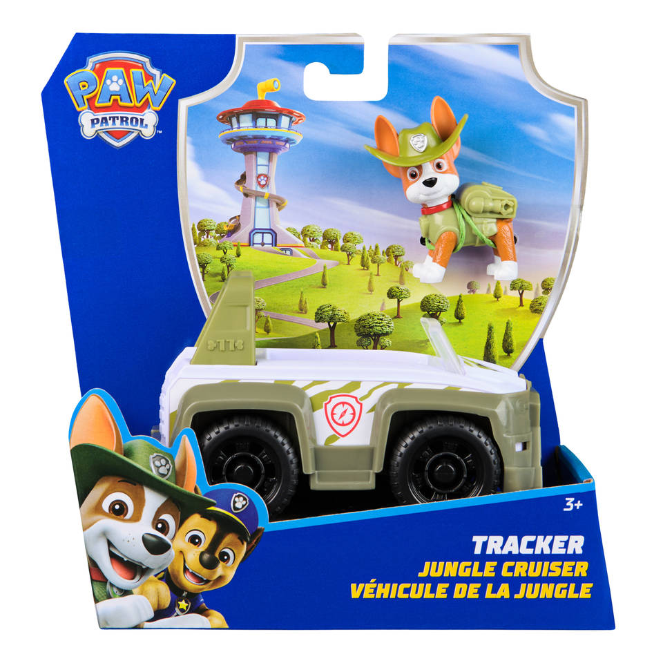 PAW Patrol voertuig met Tracker figuur