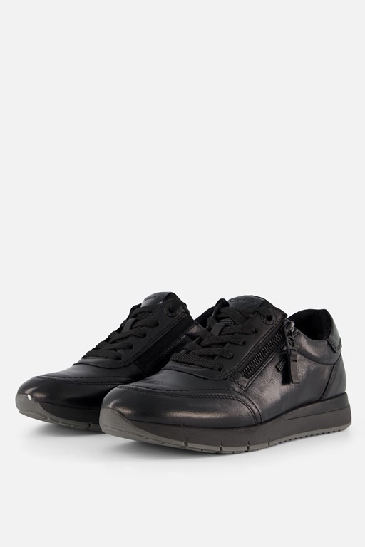 Tamaris Comfort Sneakers zwart Leer