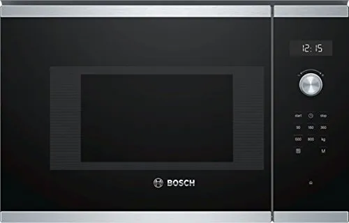 Bosch Serie | 6 BFL524MS0 - Mikrobølgeovn - til indbygning - 20 liter - 800 W - rustfrit stål