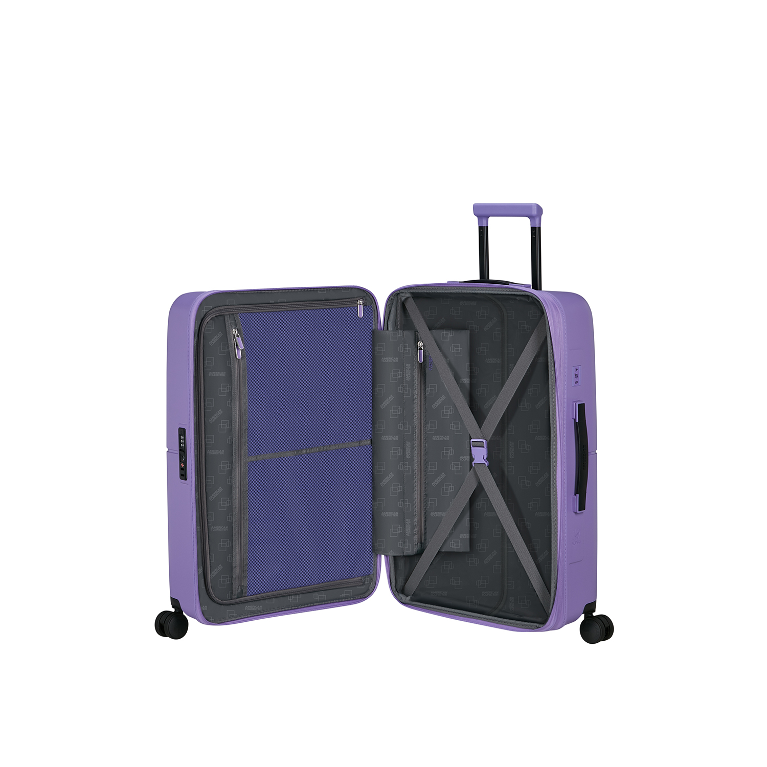 American Tourister Dashpop Spinner 67 Exp violet purple