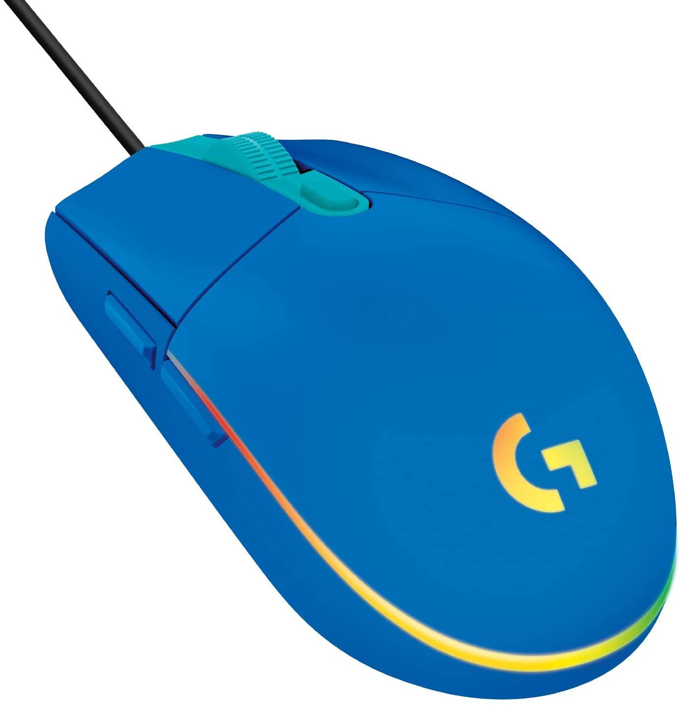 Logitech G G203 LightSync Bleue - Filaire