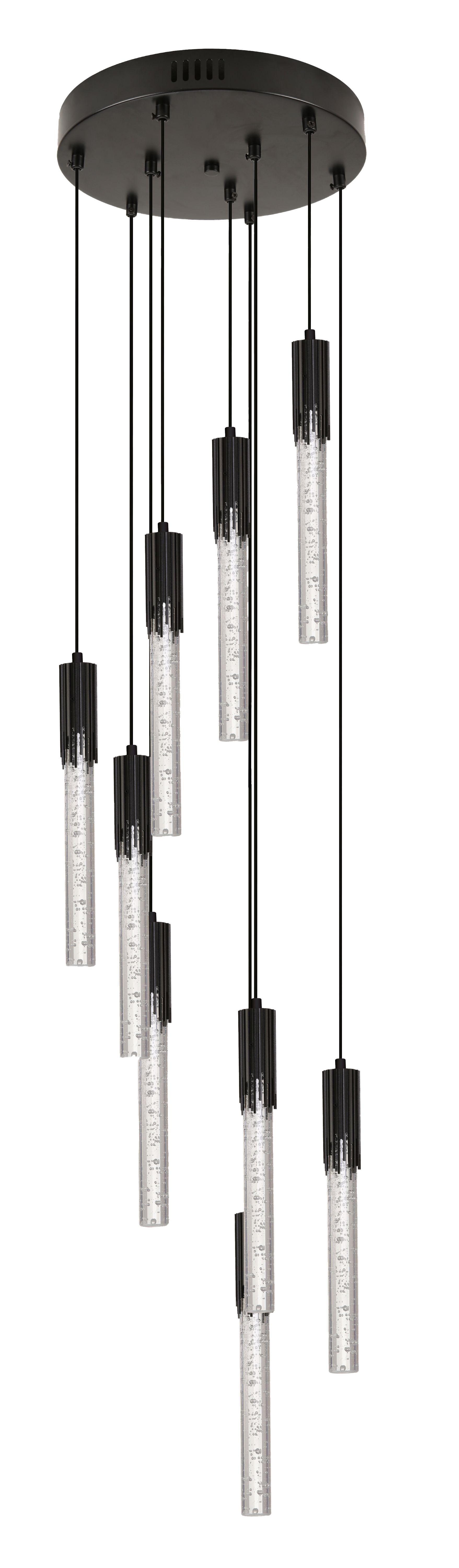 Hanglamp 9-lichts Maud ⌀30  x H150 cm