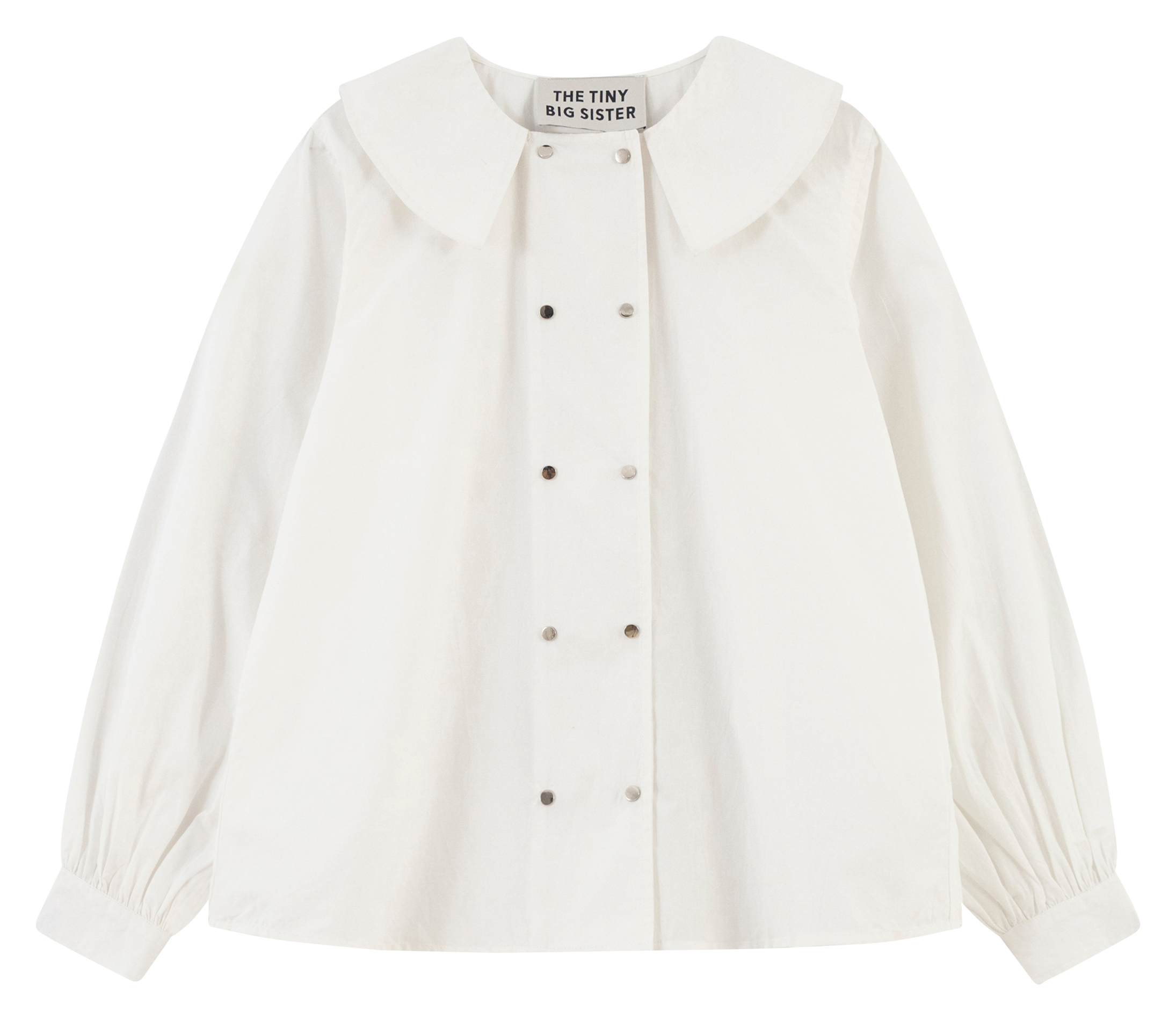 Chemise droit en coton | Blanc