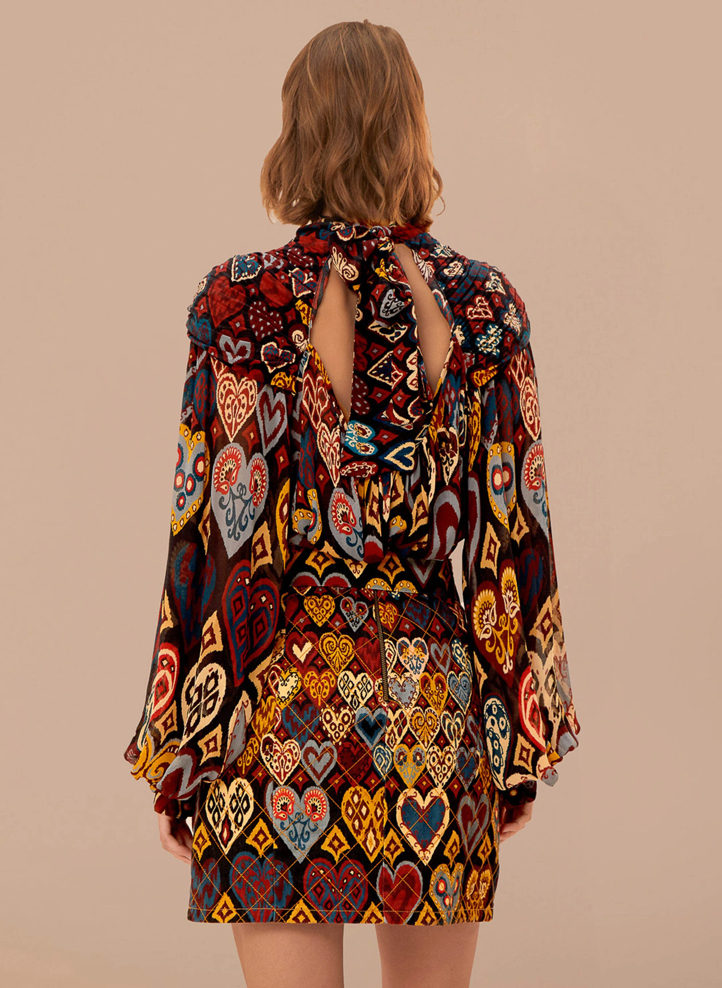 Jupe cœurs| Multicolore