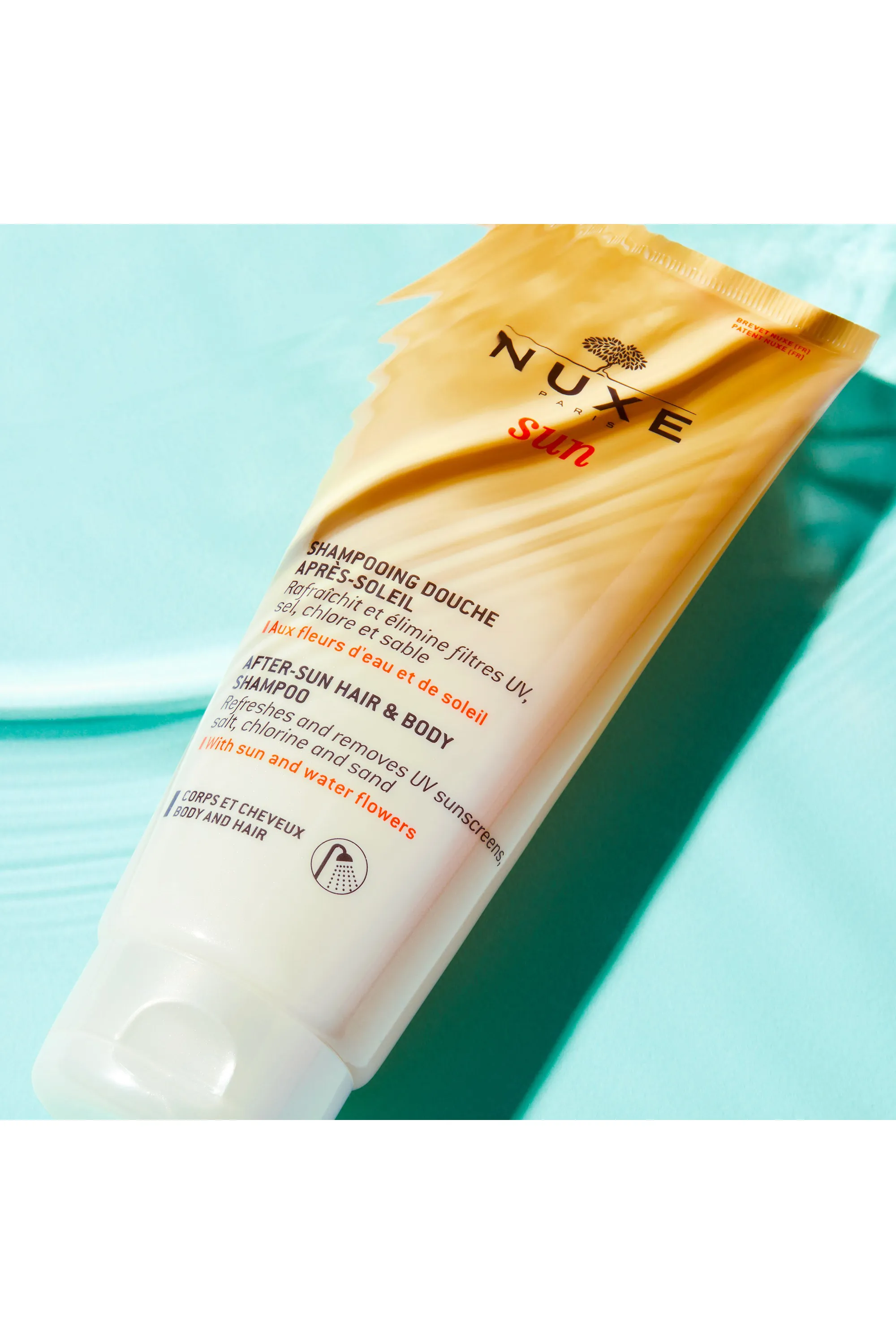 Nuxe Shampoing douche après-soleil corps et cheveux Nuxe Sun-200 ml