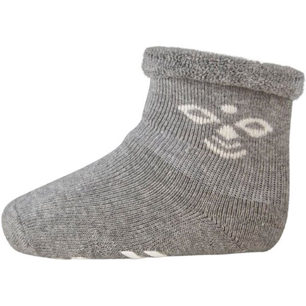 Snubbie Socks Grey Melange - Hummel → Luksusbaby.dk