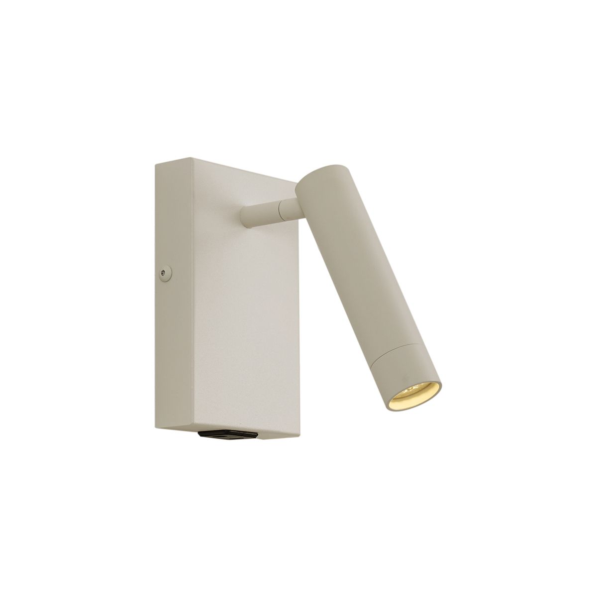 Moderne wandlamp beige verstelbaar met USB-C - Croft