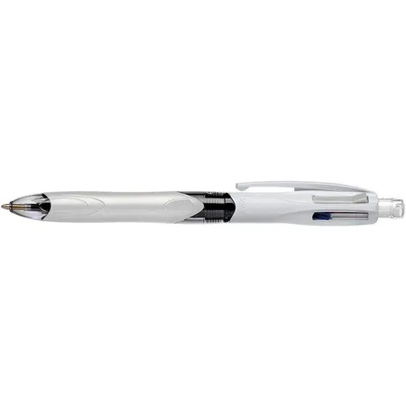 BIC Mehrfarb-Druckkugelschreiber BIC® 4 Colours® 3+1 HB, 0,32/0,7 mm, grau