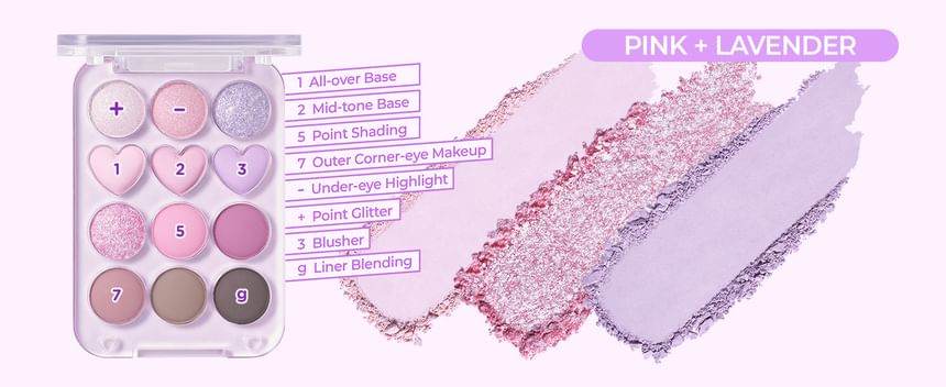 Colorgram - Pin Point Eyeshadow Palette - 5 soorten
