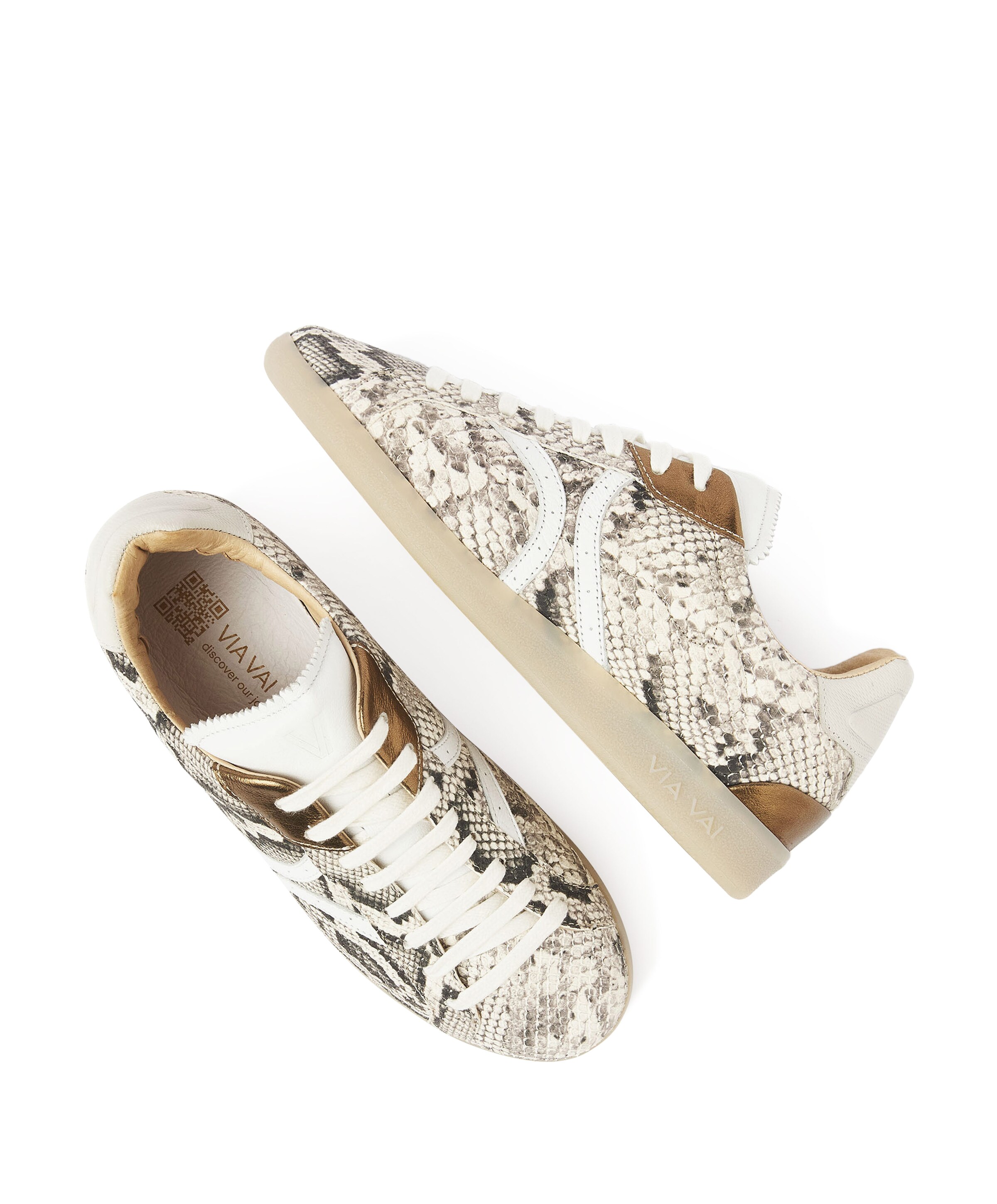 VIA VAI Nilla Khloe dames sneakers beige