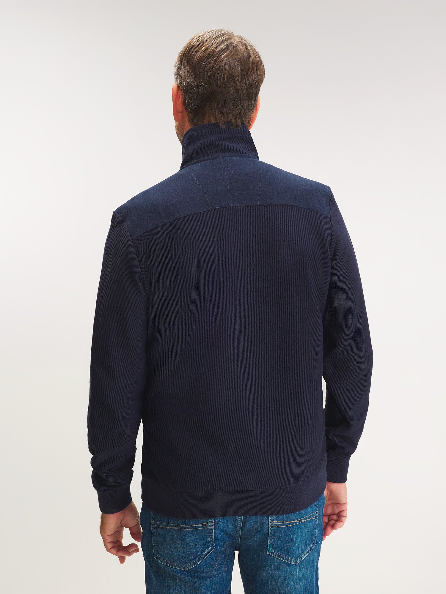 Gilet Homme Zippé Marine