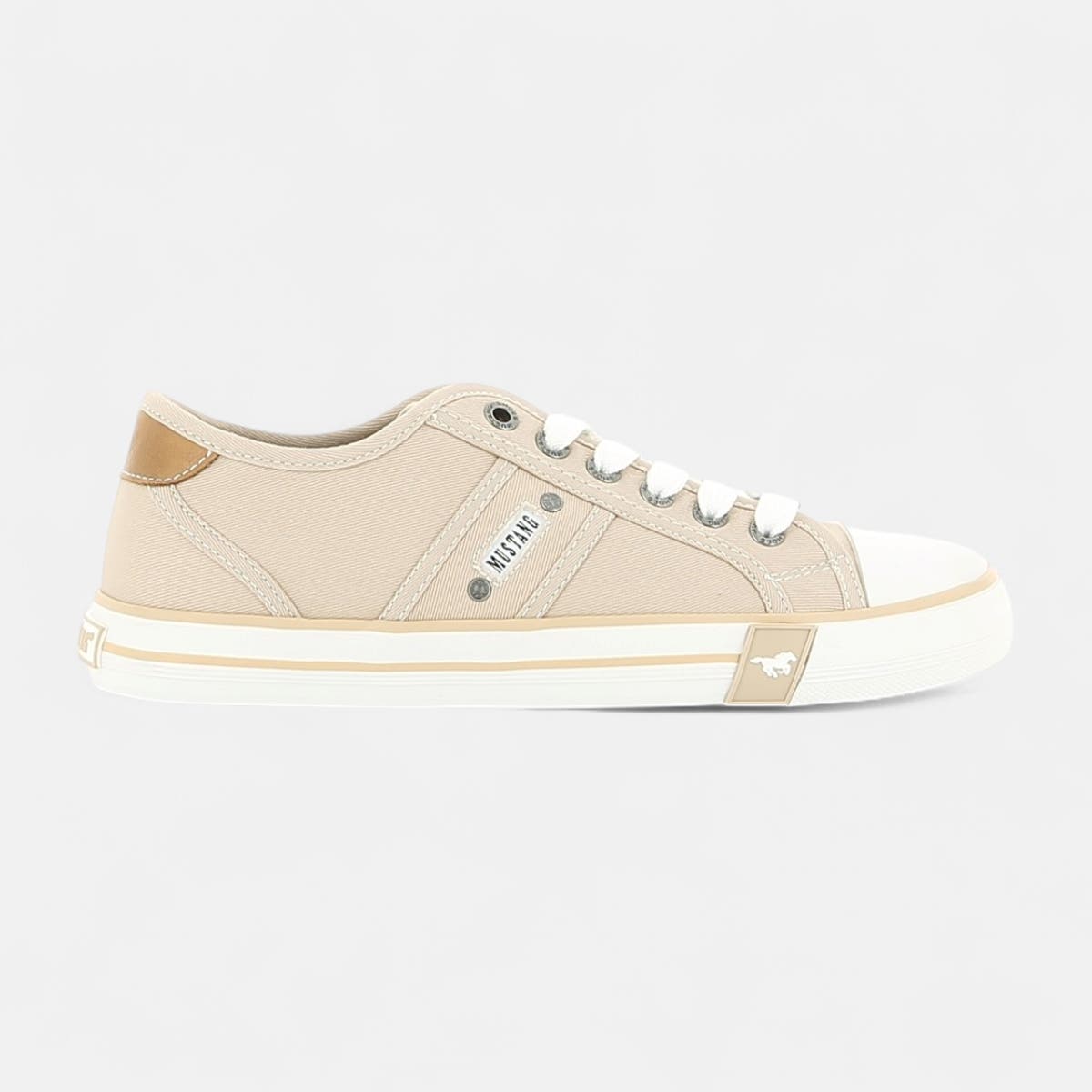 Baskets en toile Femme beige