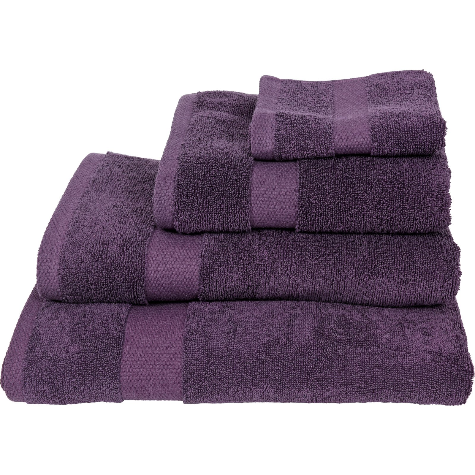 Waschlappen 30 x 30 cm uni violett