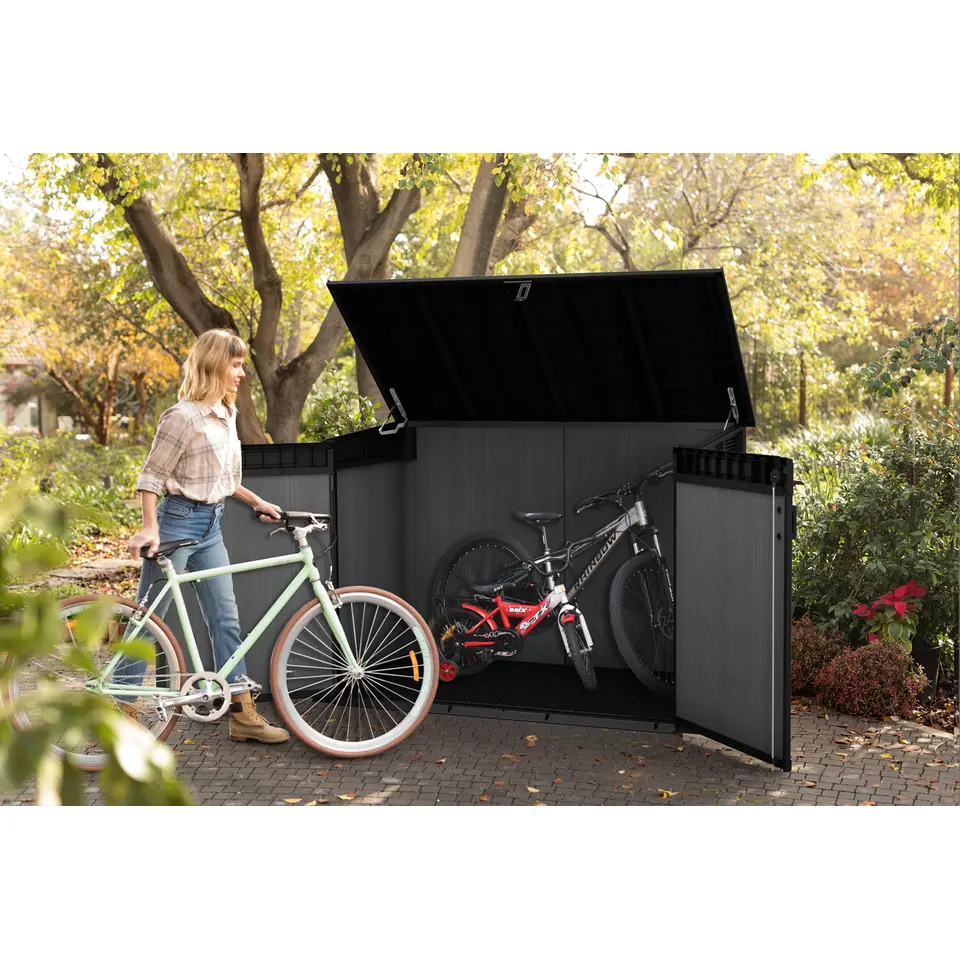 Keter Cortina Mega Opbergkast - 190x109x132,5 cm - Grijs