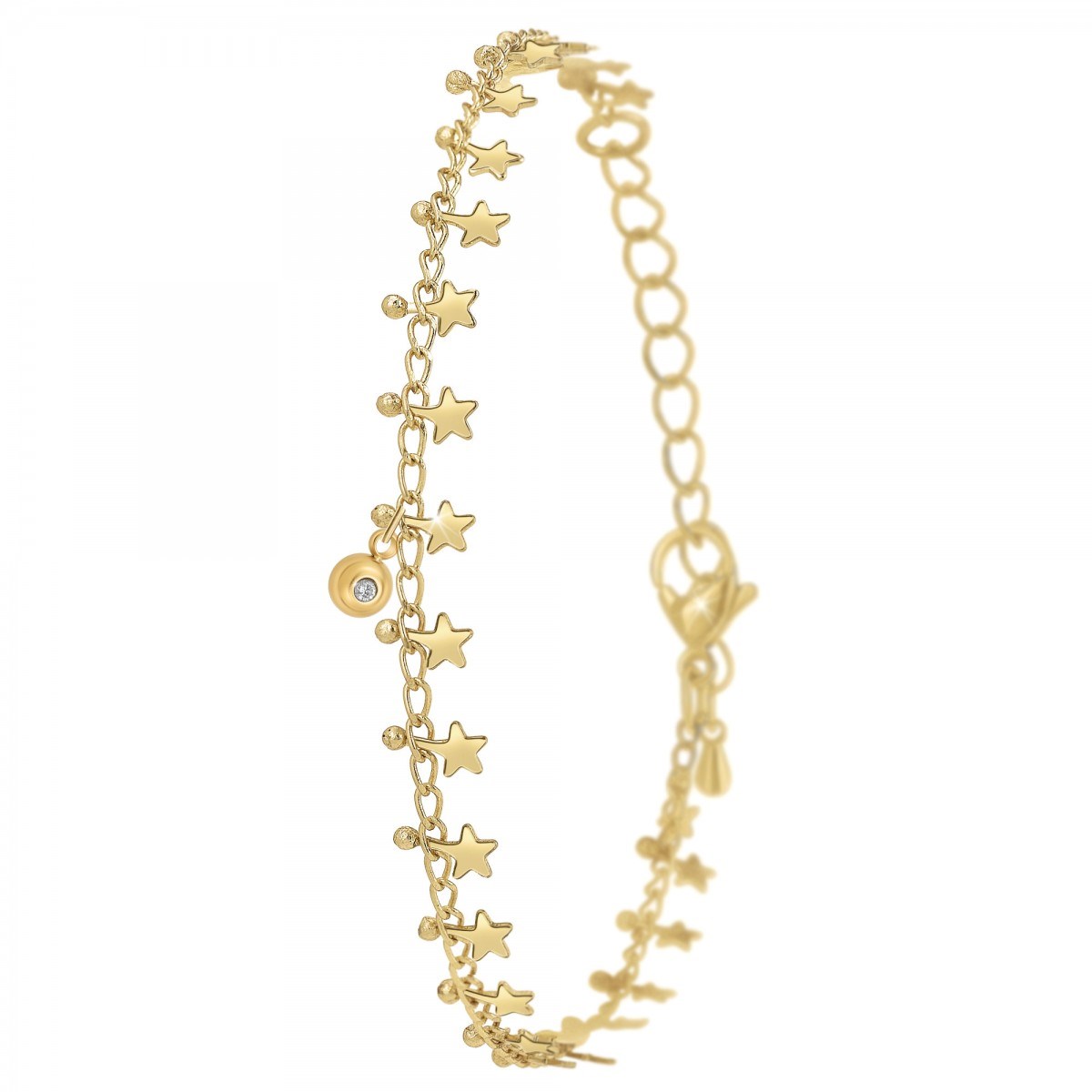 Bracelet par SC Bohème orné d'un véritable diamant blanc